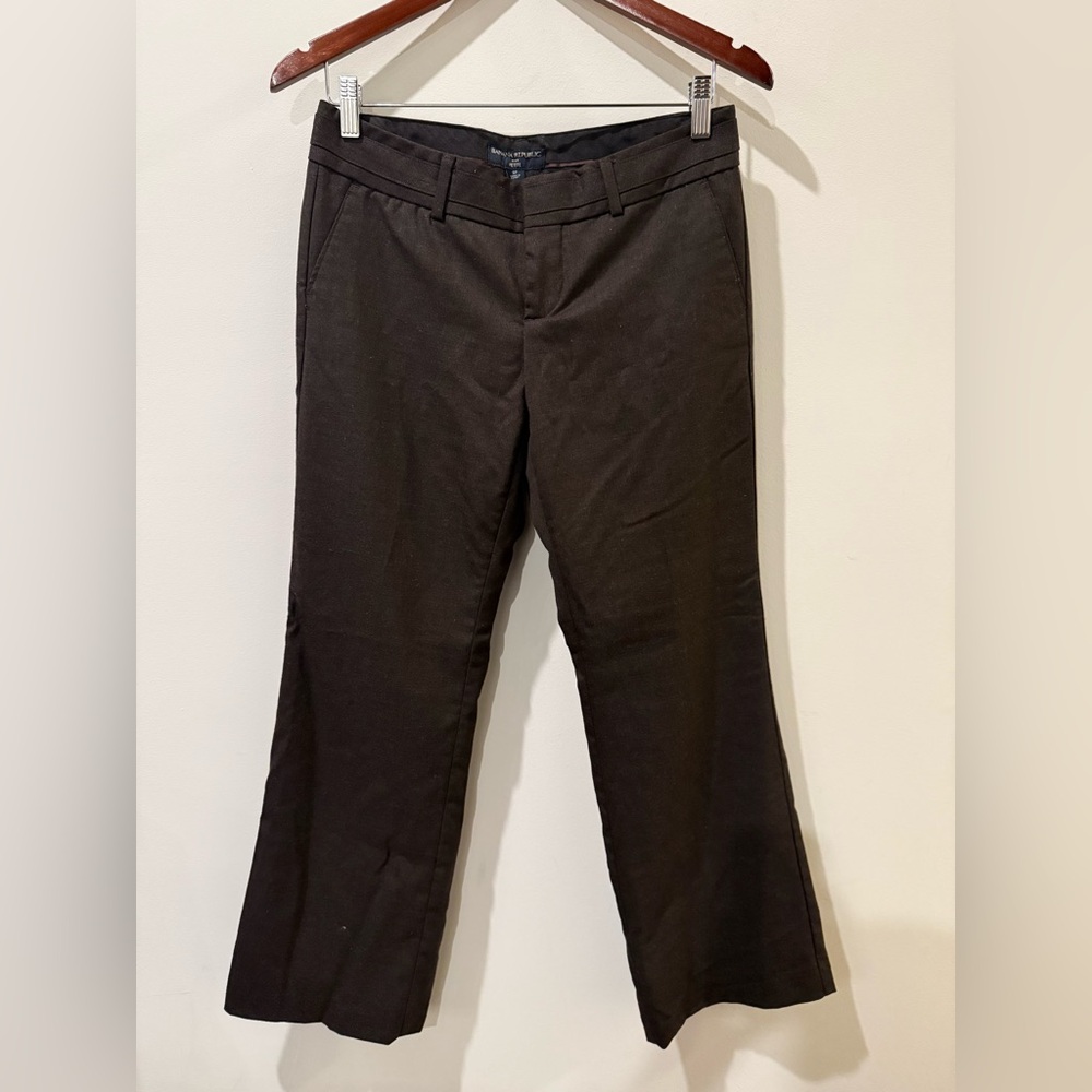 Banana Republic Petite Brown Trousers Size 6P